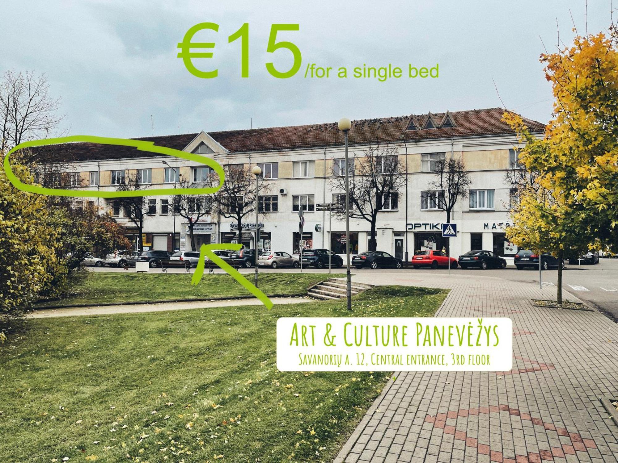 Art & Culture Panevezys Hostel Kültér fotó